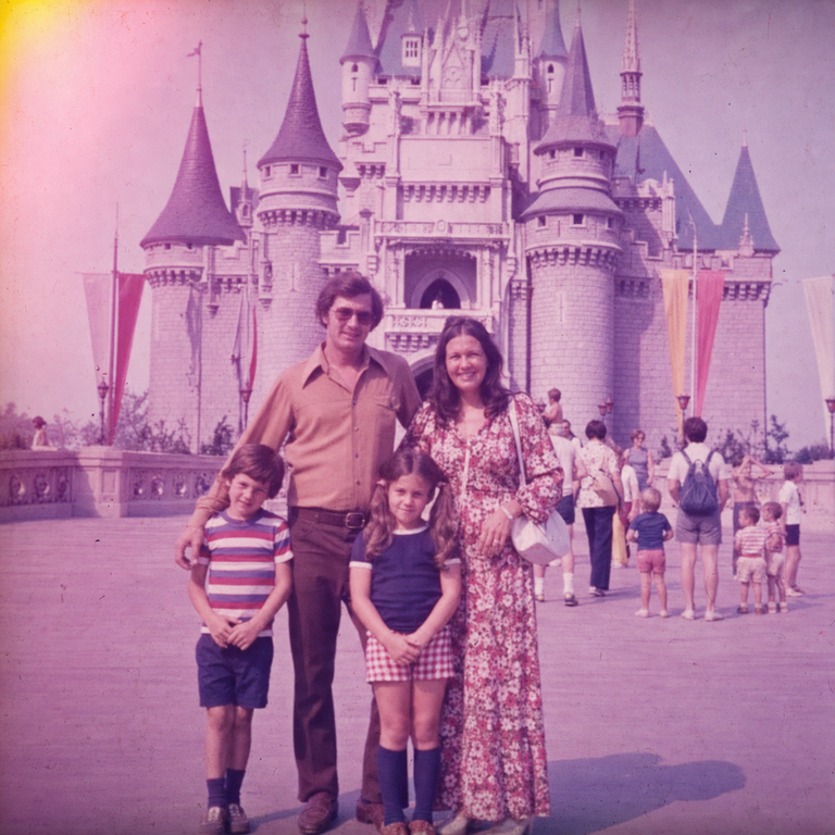 Faded 1970s Color Slide BEFORE