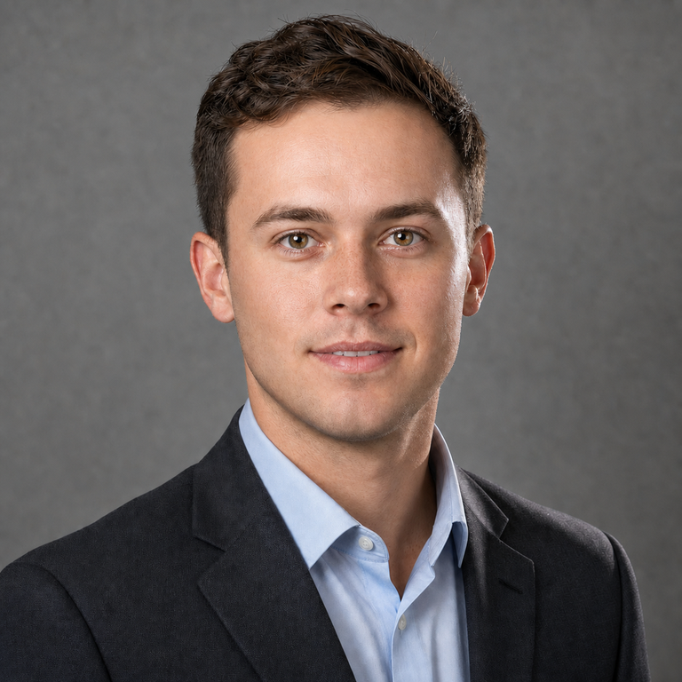 Studio Headshot — active acne breakout AFTER