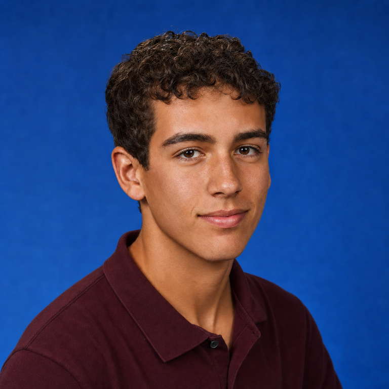 Senior Portrait — scarring + acne marks AFTER