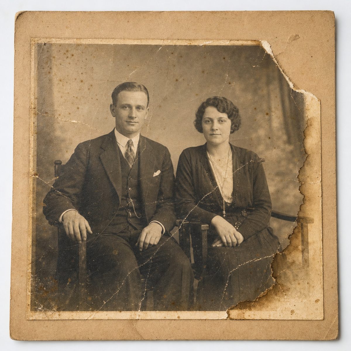 Before — original photo before restoration